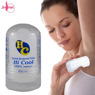 Desodorante Cristal De Pedra Salgada Natural 60g Unisex Hi Cool Makup