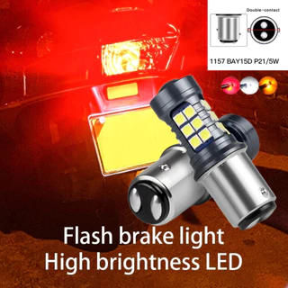 1pcs Luz Traseira De Motocicleta Flash 1157 LED Estroboscópica De Sinalização Pisca-De Freio BAY15D Piscando Lâmpada 12V Motor