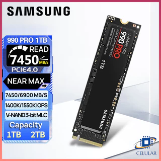 Original SAMSUNG 990 PRO SSD 2TB 1TB M2 2280 Disco De Estado Sólido Interno PCIe Gen 4.0 x 4 NVMe 2.0 Para PC MLC Desktop