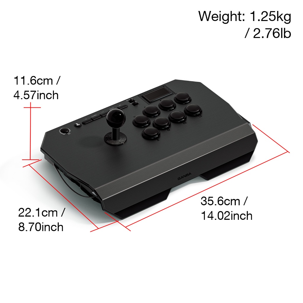 新品QANBA EVO DRONE ARCADE JOYSTICK QANBA Drone 2 Arcade Stick Joystick Para PS5 PS4 PC Bastão De