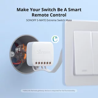 SONOFF S-MATE2 Interruptor Extremo Mate De Controle Local Suporte De Mecânico MINI Remoto Bidirecional eWeLink via MINIR4