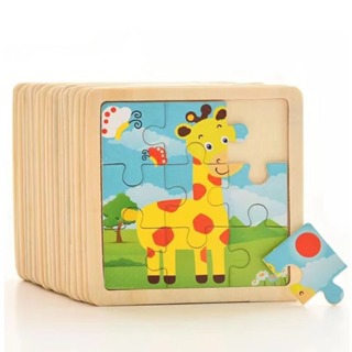 Colorido 3d Madeira Puzzles Desenhos Animados Animais Cognitivo Jigsaw  Puzzle Para Crianças Crianças Bebê Puzzle Jogos de Brinquedo Educativo  Presente