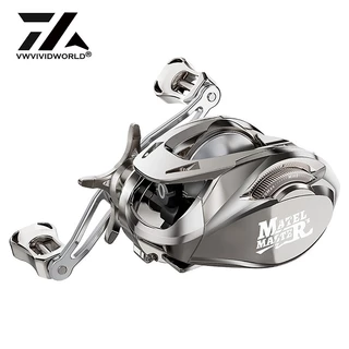 2023 Novo Carretel De Pesca Fundição 10KG Max Drag Carretel de pesca com isca 6.3:1 Relação de engrenagem Carretel de fundição Carretel de pesca com tinta de metal em spray