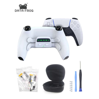 DATA FROG Kit De Remap Botão De Volta Para Pá Controladora PS5 Com Indicador LED Turbo-Velocidade Ajustável Acessórios PS5