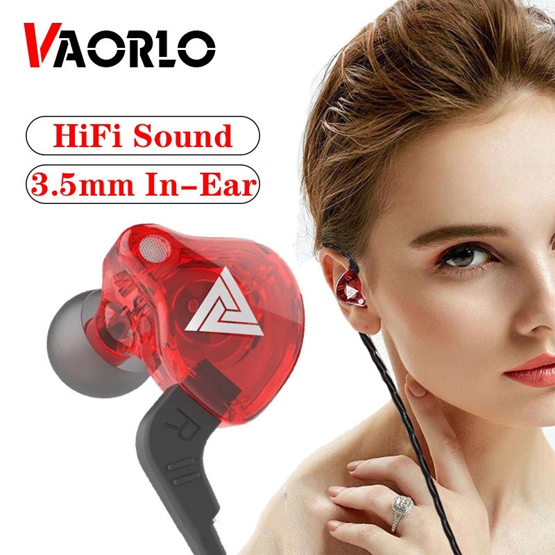 QKZ AK6 106db 1,2m Fone De Ouvido Com Fio De Alta fidewired universal 3,5mm Esportes No Fidelidade Cabo driver De Cobre