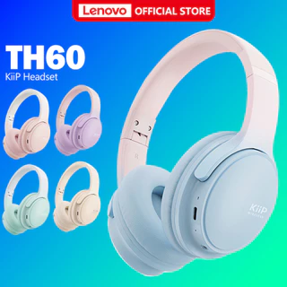 Lenovo × KiiP TH60 Fone De Ouvido Sem Fio Bluetooth AUX 3.5mm De Baixa Latência 5.3