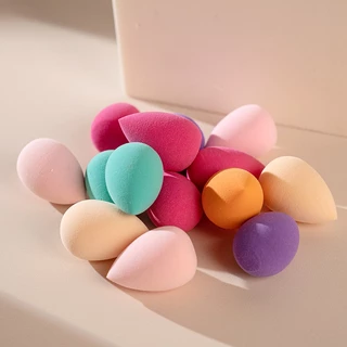 50pcs Mini Esponja De Maquiagem Sponge Puff Beauty Egg for Makeup Concealer Foundation Kit Cosmética Facial Ferramentas Liquidificadoras