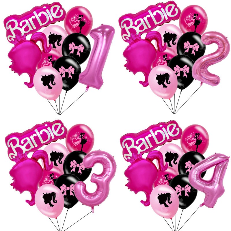 Black barbie sale balloons