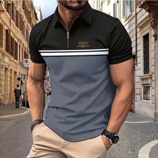 Camisa POLO De Lapela Masculina Roupa De Rua 2022 Verão Novo