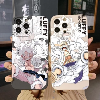 Para Xiaomi Redmi Nota 13 4G 12 12S 13C Pro 5G 9S 9A 12C Monkey.D Luffy Square Edge Capa Protetora Len Completa