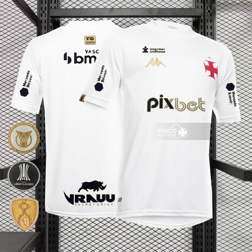 Nova Camisa Vasco Goleiro Branca Torcedor Masculina 2023 / 2024