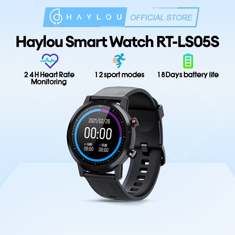 Smartwatch Haylou Ls05s Rt Solar Esportivo Global Original