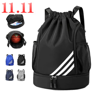 Mochila De Basquetebol 6 Cores Futebol De Ombro Esportivo Drawstring Pocket Outdoor Portátil