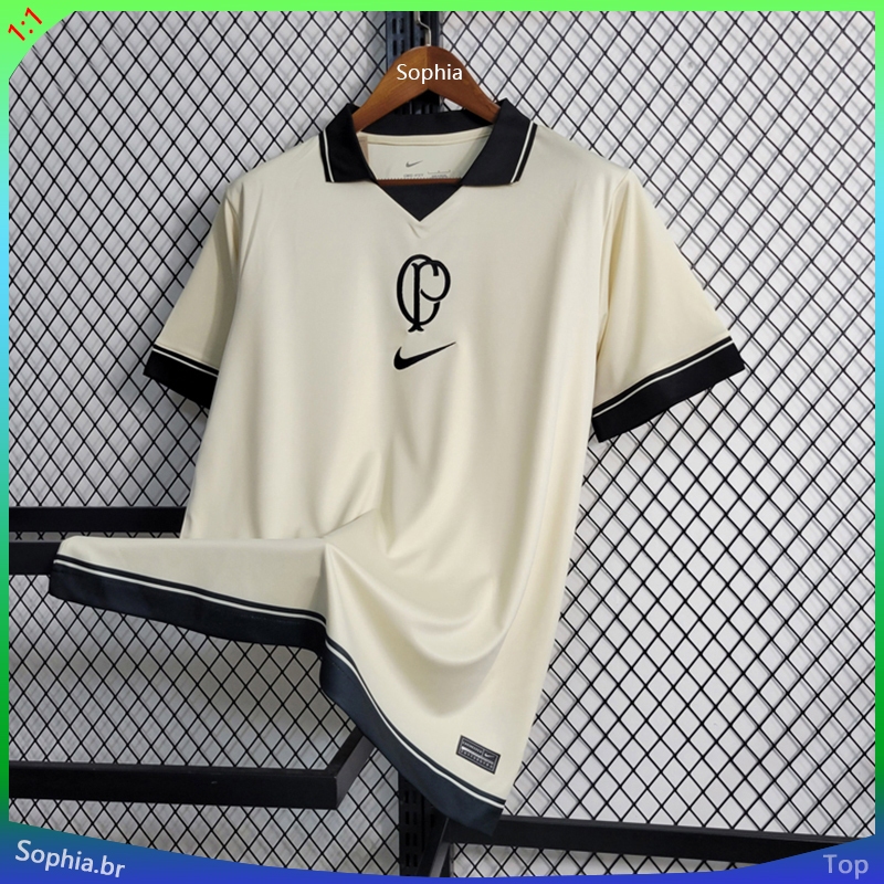 Nova 23/24 Camisa do Corinthians IV Polo Futebol Masculina 1:1 Qualidade Tailandesa