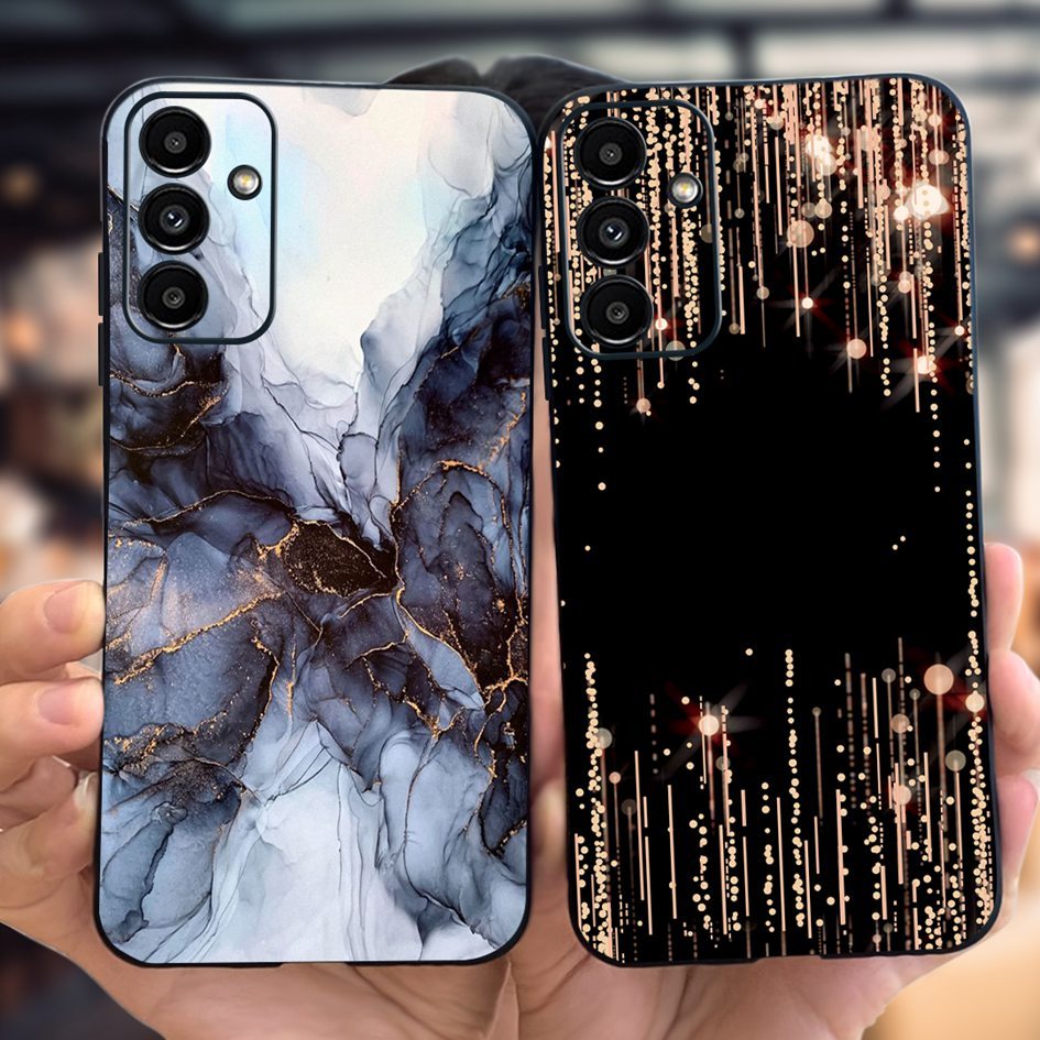 Para Samsung Galaxy A14 Case SM-A145F 2023 Moda Mármore Capa Traseira Em Silicone Macio A14 5G A146B Bumper