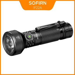 Sofirn Lanterna Led Prata If22A Super Brilhante 2100lm Edc Sft40 Led Usb-C Recarregável