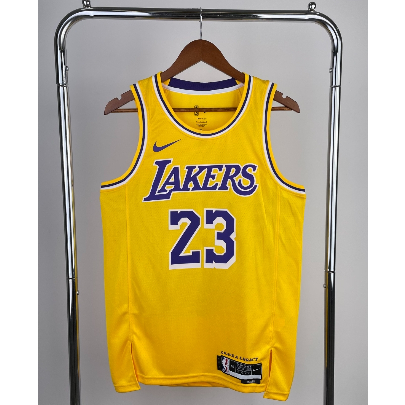 2023 Versão Prensada A Quente Camisa NBA Los Angeles Lakers # 23 De Basquetebol James