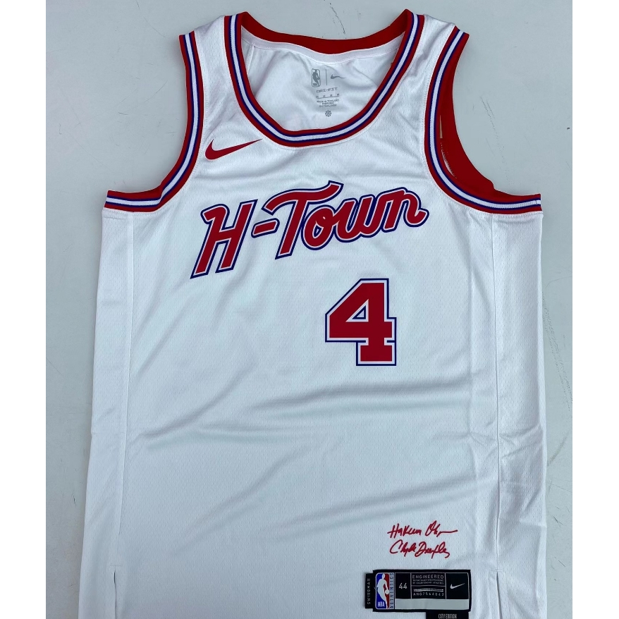 2024 Versão Prensada A Quente NBA jersey Houston Rockets # 4 Camisa De Basquetebol Verde