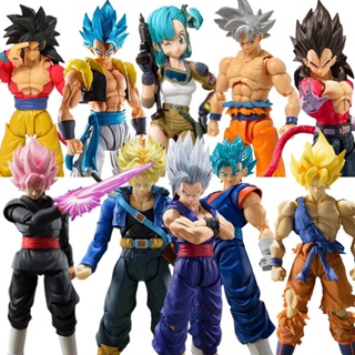 Bola De Dragão Z Son Goku Figura SHF S.H.Figuarts Guerra Danos Super Saiya  Anime Figuras De Ação Modelo Brinquedos Presentes De Aniversário