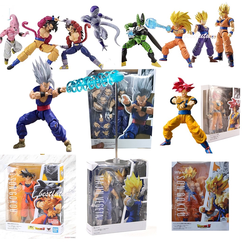 Bola De Dragão SHF Articulada Z Números De Ação Filho Móvel Goku