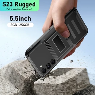 Celular Smartphone S23 5,5 Polegadas 8GB + 256GB 5G Dual Sim Card Telefone Barato Durável