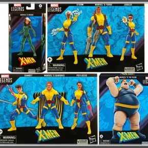 Série Hasbro Marvel Legends : Blob/rogue/banshee/gambit/psylocke/forge/storm/jubilee X-Men Figuras Colecionáveis Modelo De Brinquedo