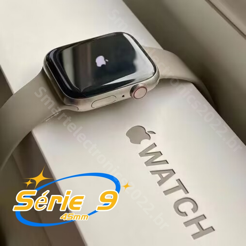 Apple Watch Series 9 45MM Para Homens E Mulheres Bluetooth Chamada Custom dial Smartwatch de Carregamento Sem Fio VS HK9 H11 W59