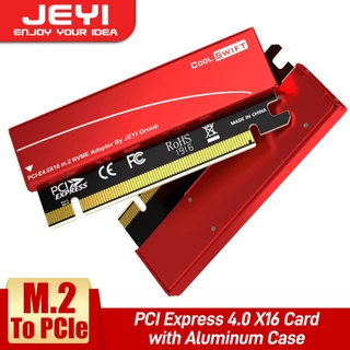 JEYI M . 2 NVME To pcie 4.0 x16 Adaptador , x16 Gen4 Cartão De Expansão Com Dissipador De Calor De Alumínio , Para Samsung 980 PRO , 970 EVO