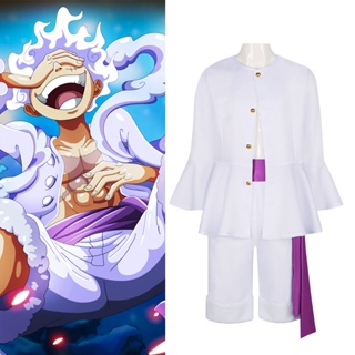 Unisex One Piece Luffy Cosplay Traje, Roupa Diária, Performance de