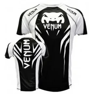 (VENUM) Camiseta Para Homens De Ginástica Treinamento De Boxe Manga Curta Secagem Rápida Masculina S-5XL