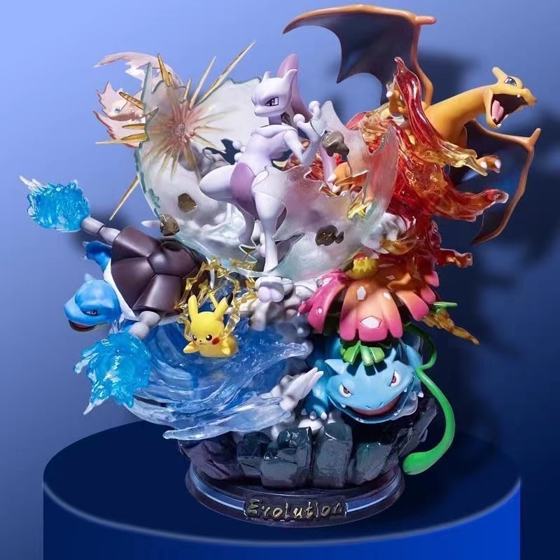 Pokémon ポケモン charizard pikachu mewtwo Kit Com 6 Pokémon Charizard Mewtwo Pikachu - Pronta Entrega