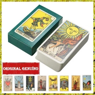 Tarot Rider Waite baralho 78 cartas Envie um colar Plastificado Tarô smith waite tarot cards
