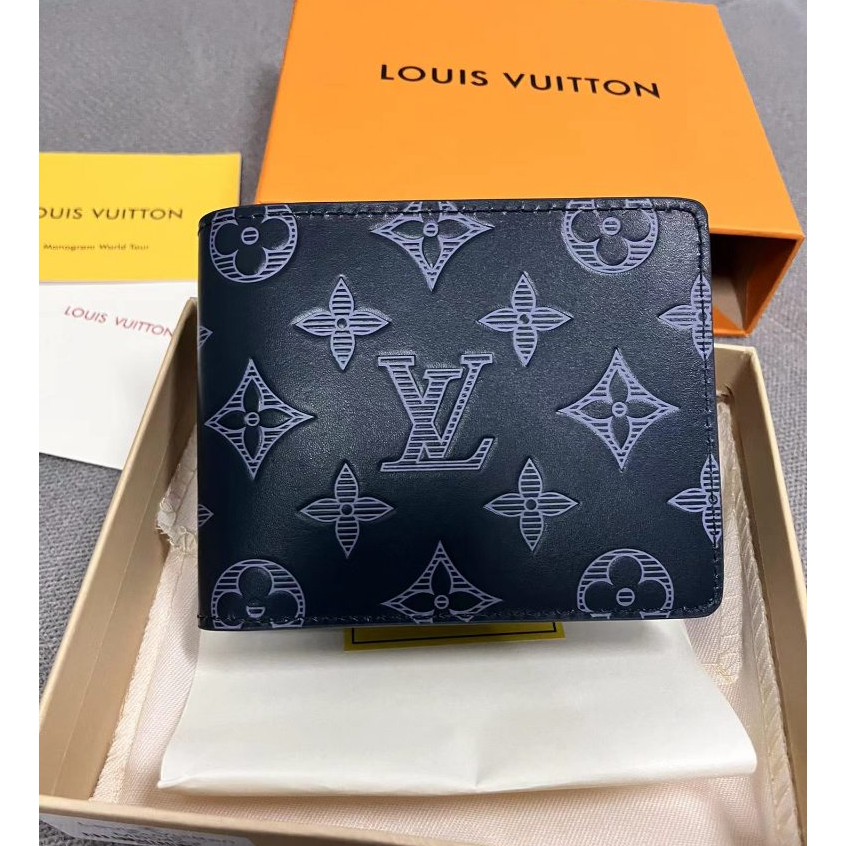 Carteira Louis Vuitton Multiple Masculina Monogram Eclipse