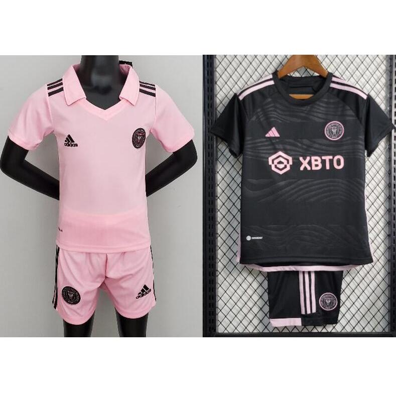 2023 2024 Inter Miami Futebol Jerseys CF Messis Martinez Higuain MLS 23 24  Mulheres Homens Crianças Kit Camisas de Futebol Jogador Fãs Versão Uniforme