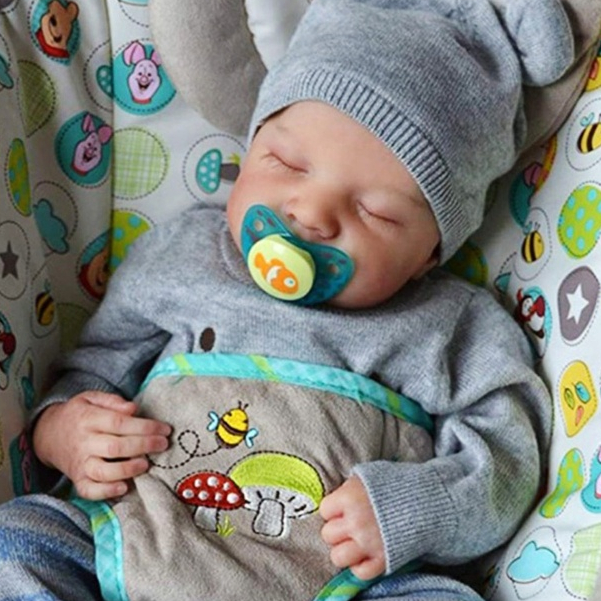 Em promoção! De 18 Polegadas Artesanal Bebe Reborn Realistas Bebê  Recém-nascido Boneca Pintada Por Artistas De Bebê Reborn De Silicone Mole  Poupées Renascer