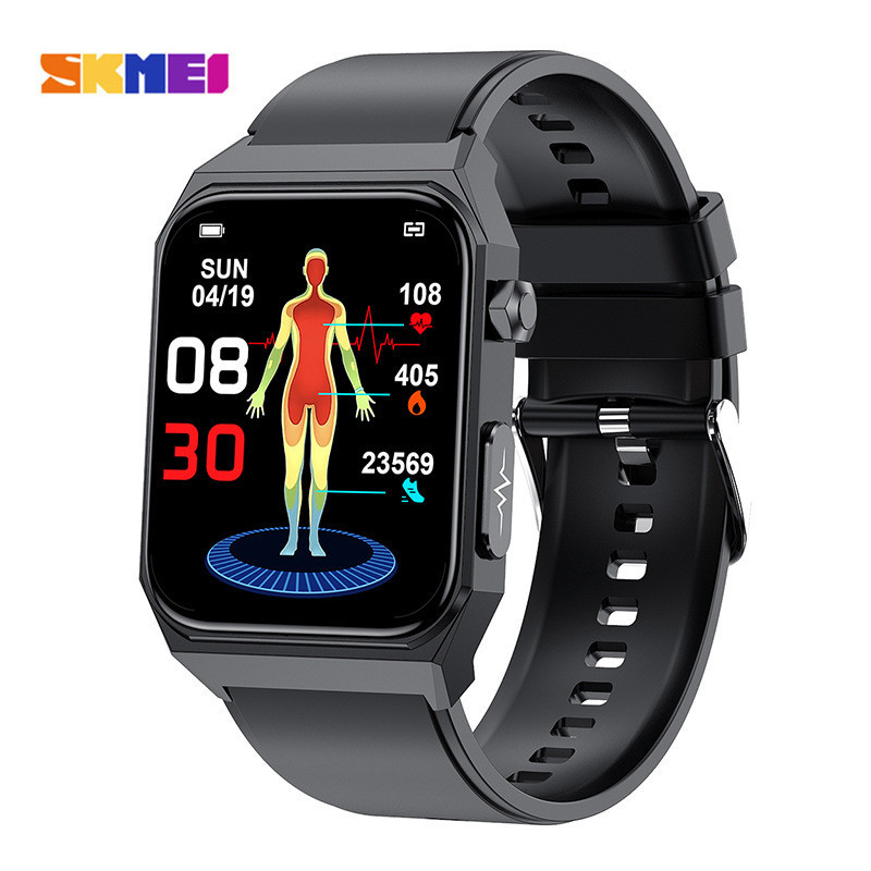 Skmei E530 Smartwatch Relógio Inteligente De Glicose Sanguínea Ecg Ppg Pressão Arterial