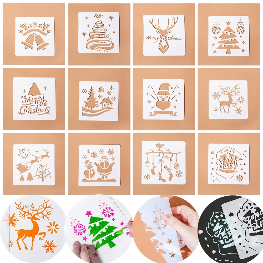 64 Stencil Riutilizzabili Per Pittura - Modelli Cane, Gatto, Cuori Per Pareti, Legno E Tessuto