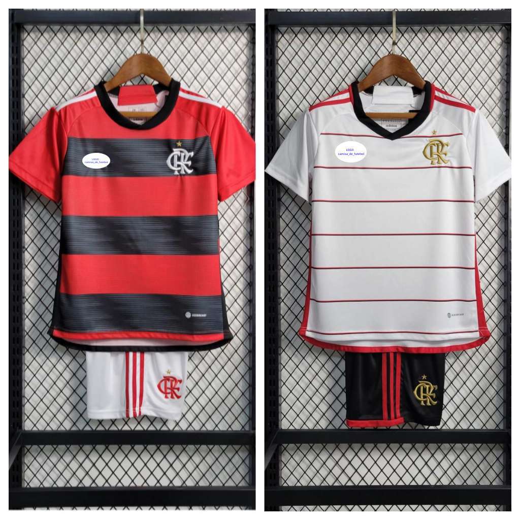 23/24 Camisa De Futebol Kids Kit Home/Away