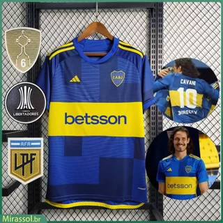 Nova 2023 2024 Camisa de Time Boca Juniors Futebol Camiseta