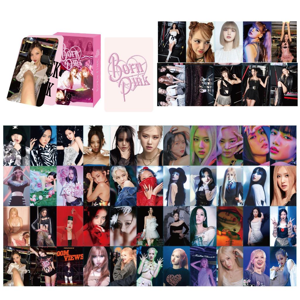 55pcs/Caixa BLACKPINK photocards 2022 Weleoming Colleelion Summer
