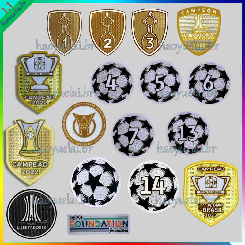 Patch De Futebol Libertadores EPL UCL