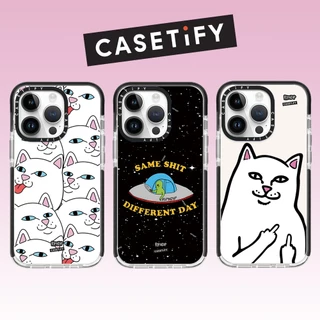 Capa De Telefone CASETIFY À Prova De Queda Para iPhone 15 15Plus 15pro 15promax 14 14pro 14promax 13 13pro 13promax Macia Desenho Animado Gato Engraçado 12 12promax 11 De Alta Qualidade
