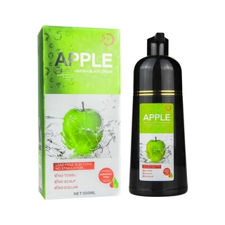 Mokeru Apple Essence Natural Organic Black Hair Dye Shampoo 5 Minutos Cabelos Brancos Cinzas De Cobertura Rápida Cuidados Com O Cabelo 500ML