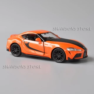 Escala 1 : 36 Diecast Model Car Toy Toyota Supra Pull Back Réplica Em Miniatura