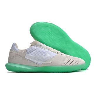 Chuteira De Futsal Sapatos De Futebol Streetgato Original Tênis Chuteira botinha grey green