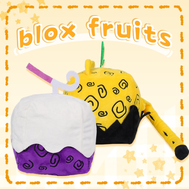 Conjunto De 4 Travesseiros De Pelúcia Blox Fruits Plush Toy