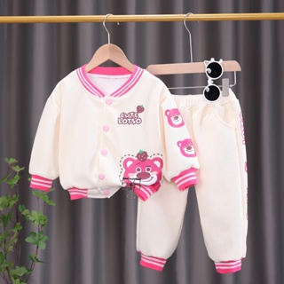 Fatos de Outono para Meninas Fatos de Outono Novo Estilo para Crianças Meninas Meninas Meninas Meninas Moda Esportiva Fato de Duas Peças Roupas de Influenciador Fashionable