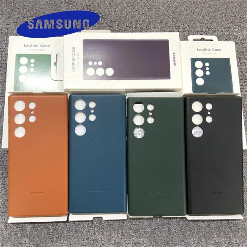 Samsung Galaxy S23 Ultra S22 Plus Capa De Couro De Luxo Proteção Total Alta Qualidade Para S22 S23 + S22 +