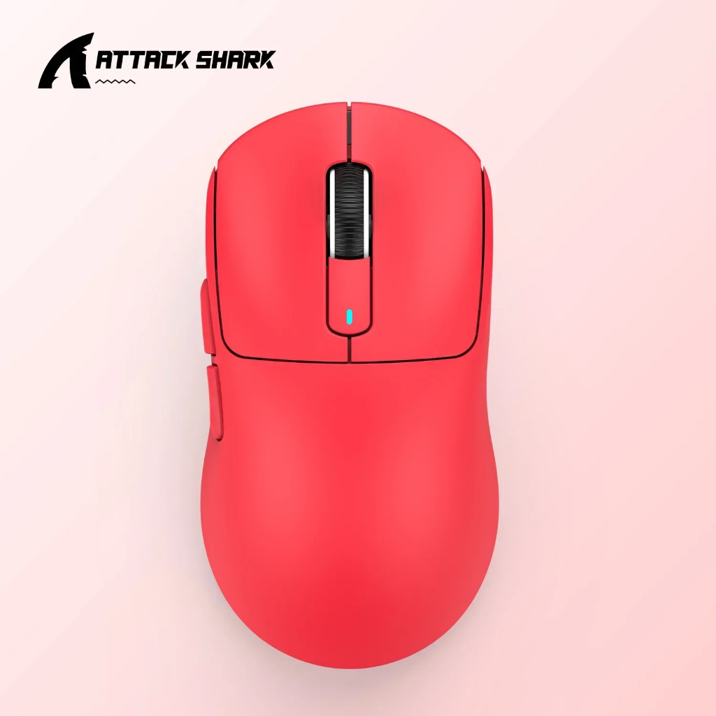 Mouse Bluetooth X3 pixel art paw3395 Attack Shark 2.4g, conexão tri-mode, 26000dpi, 650ips, 49g, mouse light macro gaming