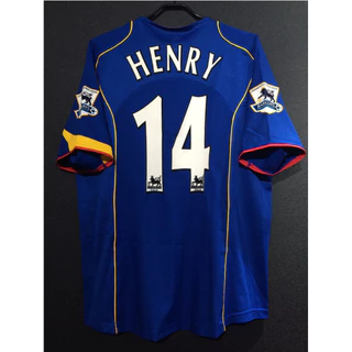 2004-05 Arsenal HENRY FABREGAS Camiseta Personalizada BERGKAMP De Alta Qualidade Retro Football Jersey